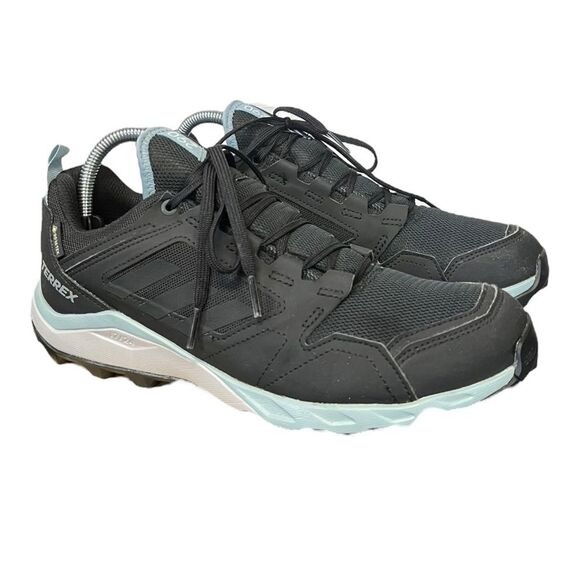 Adidas | Black Blue Terrex Trail Running Sneakers 8.5 - Picture 1 of 9